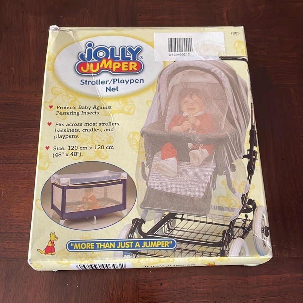 Jolly Jumper Stroller Playpen Net 48" x 48" Baby Toddler Protection from Insects
